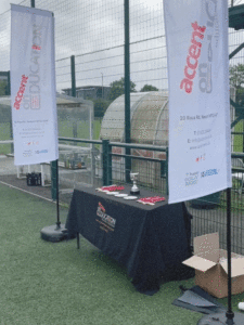 Awards table at the Football Finals